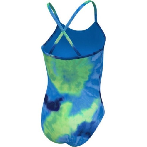 Купальник для девочек Nike Nk G Tie Dye Crossback Blue NESSE763 338