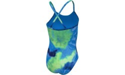 Купальник для девочек Nike Nk G Tie Dye Crossback Blue NESSE763 338
