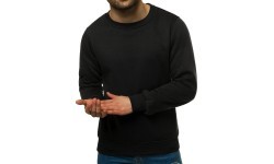 J.Style Džemperis Vyrams Fleece Black 68B2001-3
