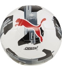 Puma Futbolo Kamuolys Orbita 6 Ms White Black 084335 02