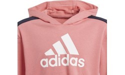 Adidas Sportinis Kostiumas Mergaitėms G Hooded Crop Ts Black Pink GM8933