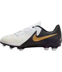 Футбольные бутсы Nike Jr Phantom GX Club FG/MG для подростков White Black FJ2600 100