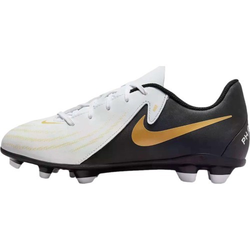Футбольные бутсы Nike Jr Phantom GX Club FG/MG для подростков White Black FJ2600 100