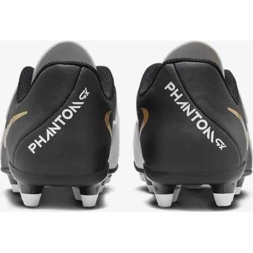 Футбольные бутсы Nike Jr Phantom GX Club FG/MG для подростков White Black FJ2600 100