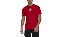 Adidas Marškinėliai Vyrams M 3s Back Tee Red GM4318
