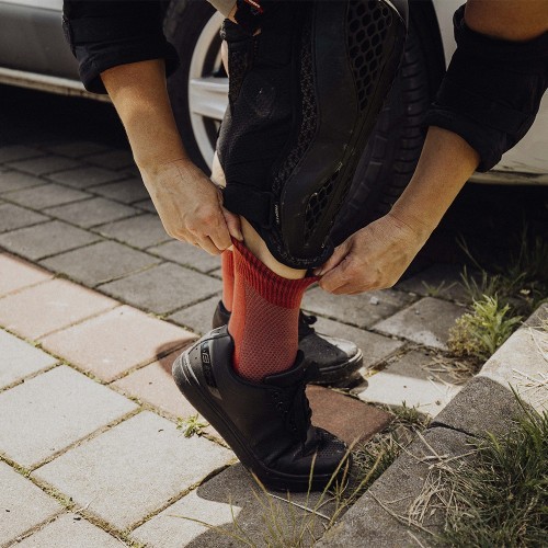 FORCE Edge socks, size S-M (36-41) (red/blue)