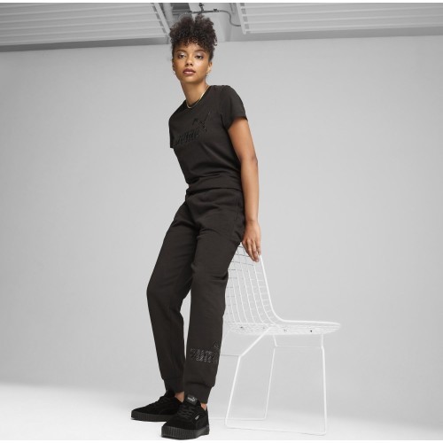 Puma Women's Sports Pants Ess+ Animal Pants Fl Black 681496 01
