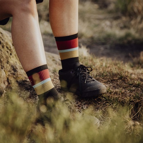 Kojinės FORCE Stripe // dydis: S-M (36-41) (juoda)
