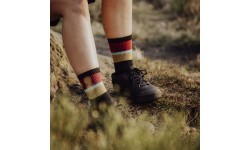 FORCE Stripe Socks, size S-M (36-41), black