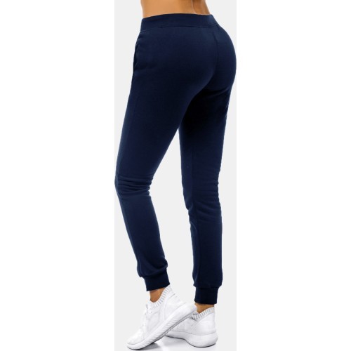 J.Style Women's Fleece Sports Pants Navy 68CK01-66
