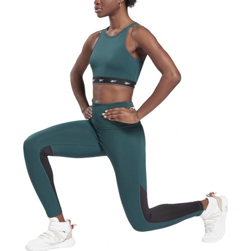 Женские легинсы Reebok Sh Beyond The Sweat, зелёные GP2327