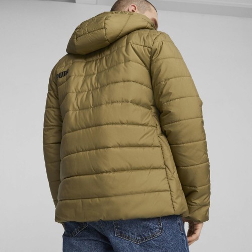 Puma Men's Ess Hooded Padded Jacket Brown 848938 93
