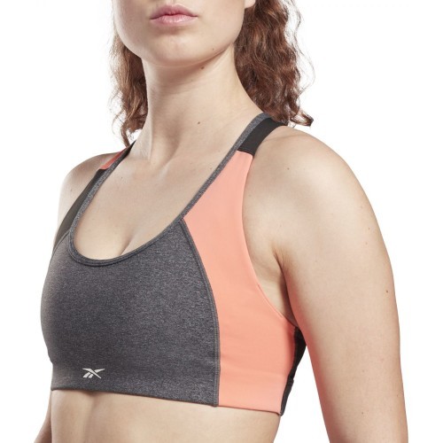 Женский спортивный бюстгальтер Reebok Ts Lux Racer Bra Pa Grey GP3413