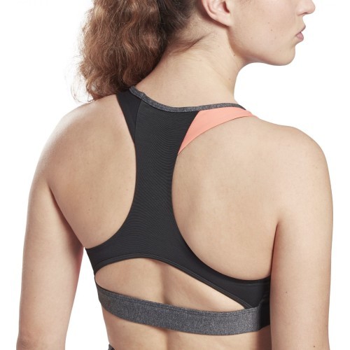 Женский спортивный бюстгальтер Reebok Ts Lux Racer Bra Pa Grey GP3413