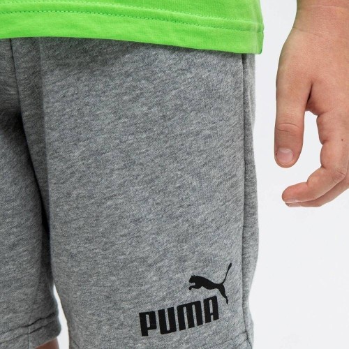 Шорты подростковые Puma Ess Sweat серые 586972 03