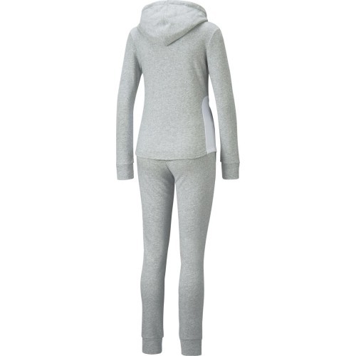 Puma Sportinis Kostiumas Moterims Classic Hooded Grey 847129 04