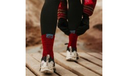 FORCE North Thermo socks, long, size L-XL (42-47), red/blue