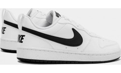 Nike Court Borough Low White Black Kids' Shoes DV5456 104