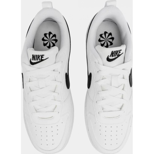 Кроссовки подростковые Nike Court Borough Low White Black DV5456 104