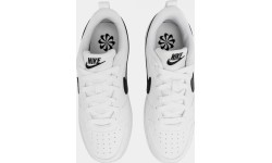 Nike Court Borough Low White Black Kids' Shoes DV5456 104