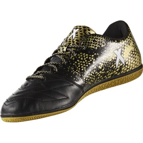 Adidas X 16.3 IN Leather Black BB4196 shoes