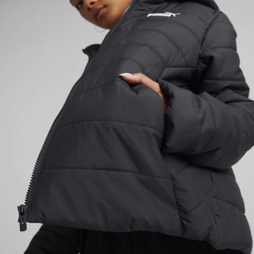 Puma Striukė Moterims Ess Hooded Padded Jacket Black 848940 01