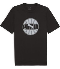 Puma Marškinėliai Vyrams Graphics Circular Black 680174 01