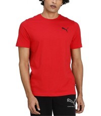 Puma men's cotton T-shirt ESS Small Logo Tee Red 586668 47
