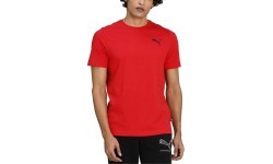 Puma men's cotton T-shirt ESS Small Logo Tee Red 586668 47