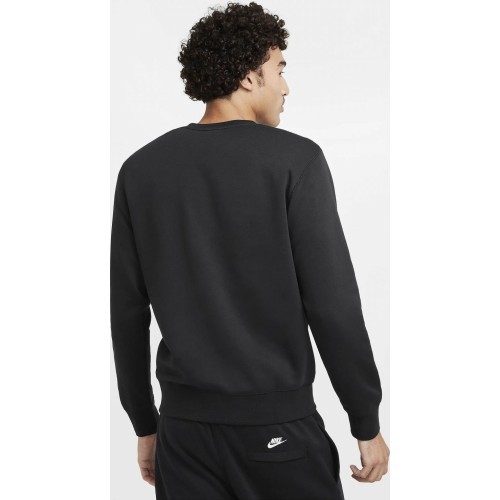 Мужской свитшот Nike Nk Club Bb Crew Letters Black FZ0879 010