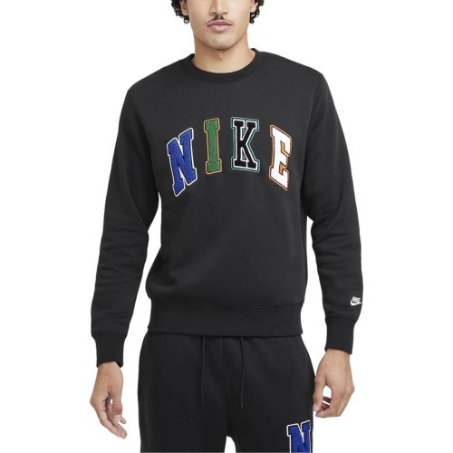 Nike Džemperis Vyrams M Nk Club Bb Crew Letters Black FZ0879 010