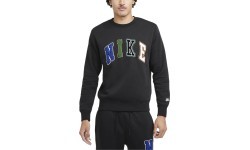 Nike Club Men's Sweatshirt Nk Club Bb Crew Letters Black FZ0879 010