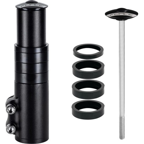 Vairo iškyšos paaukštinimas CONTEC // 1 1/8" - 67 mm, aliuminis (matinė juoda)