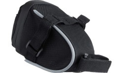 Подседельная сумка FORCE Jet Velcro 0.4 L (чёрная)