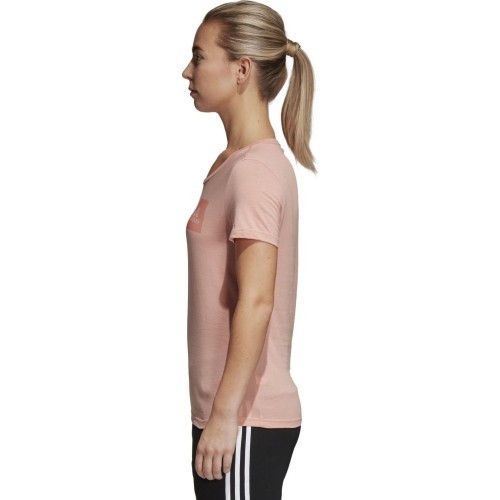Adidas Palaidinė Three Stripes Pink White CV4572