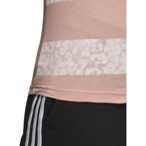 Adidas Palaidinė Three Stripes Pink White CV4572