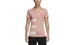 Adidas Three Stripes Blouse Pink White CV4572