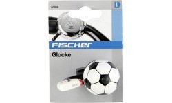Dviračio skambutis Fischer Football (balta/juoda)