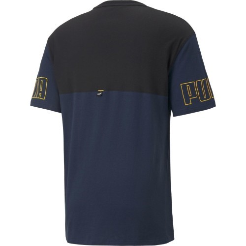 Puma Marškinėliai Vyrams Power Colorb Blue Black 671567 73