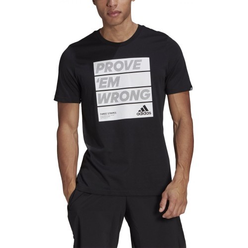 Adidas M 3S FL TC PT Men's T-Shirt Black