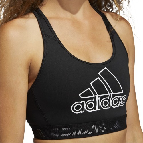Женский спортивный бюстгальтер Adidas Drst Bos B, чёрный GL0581