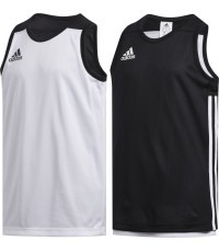 Adidas Krepšinio Marškinėliai Paaugliams 3G Spee Rev Jrs Black White DX6387