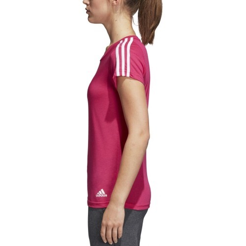 Adidas Palaidinė Ess 3S Slim Tee Real Magenta CZ5781