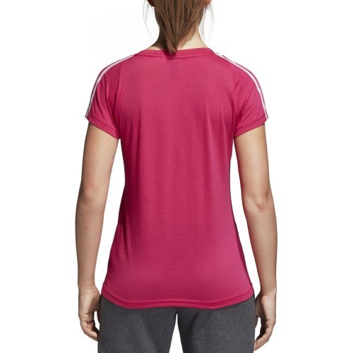 Adidas Palaidinė Ess 3S Slim Tee Real Magenta CZ5781