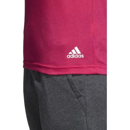 Adidas Palaidinė Ess 3S Slim Tee Real Magenta CZ5781