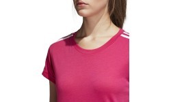 Adidas Ess 3S Slim Tee women's top, Real Magenta CZ5781