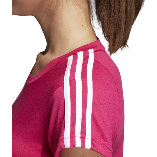 Adidas Ess 3S Slim Tee women's top, Real Magenta CZ5781