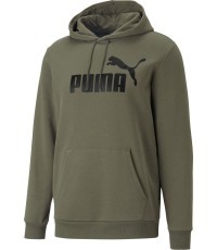 Puma Men's Ess Big Logo Hoodie Khaki 586687 36