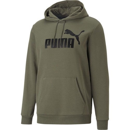 Puma Men's Ess Big Logo Hoodie Khaki 586687 36