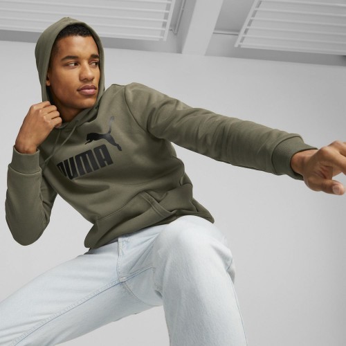 Мужская толстовка Puma Ess Big Logo Hoodie Khaki 586687 36